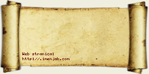 Andjelina Abramović vizit kartica